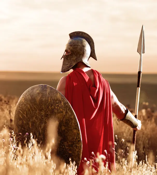 Spartan Warrior in the Field