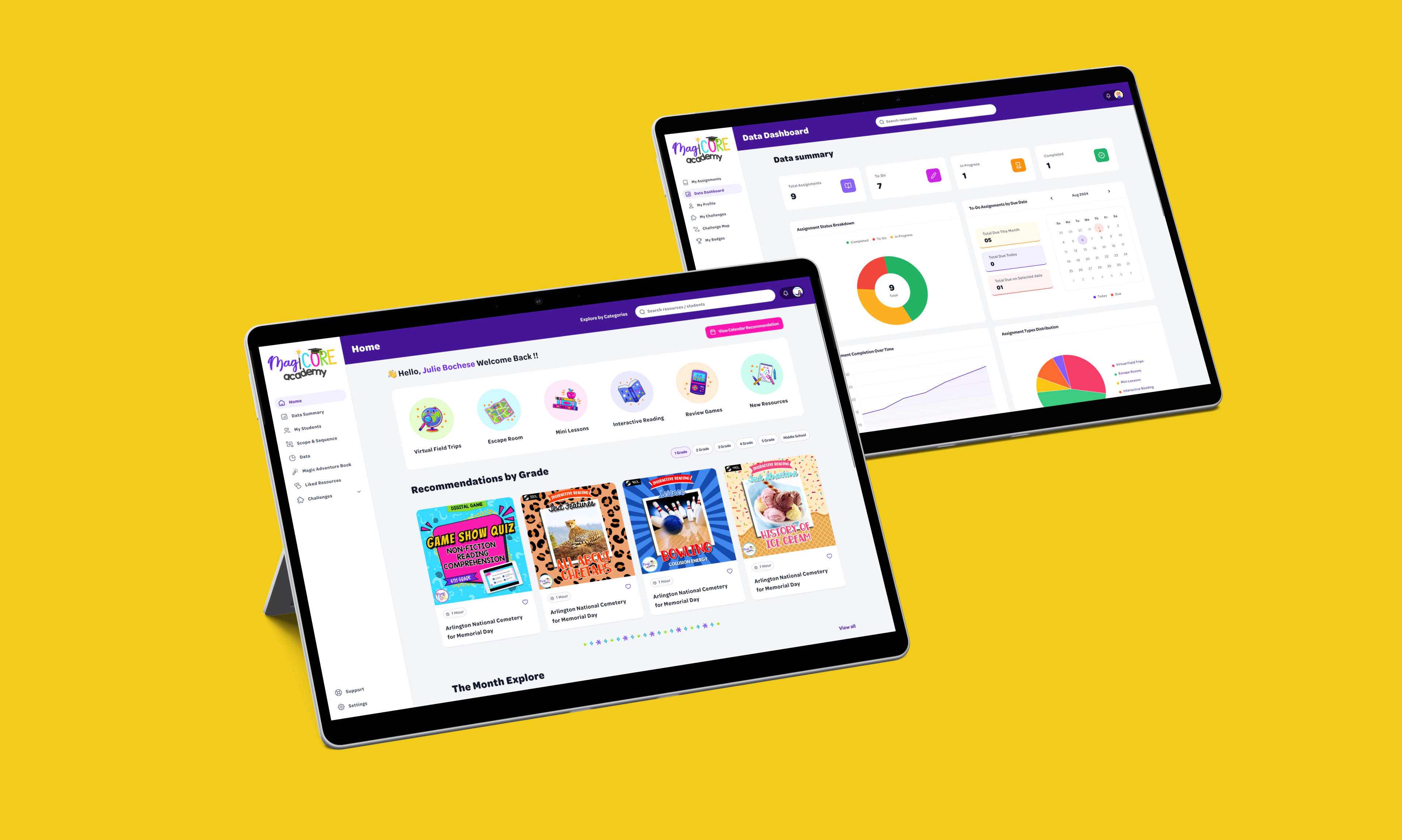 teaching tools and analytics with magicore academy suite