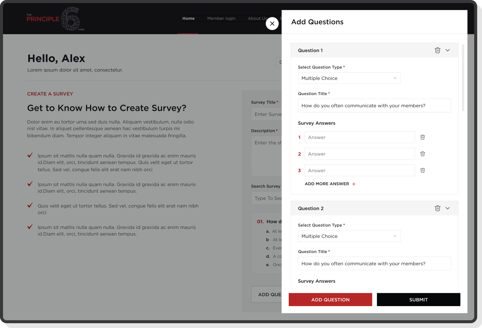 Workspace showing collaborative document editing with AI content blocks