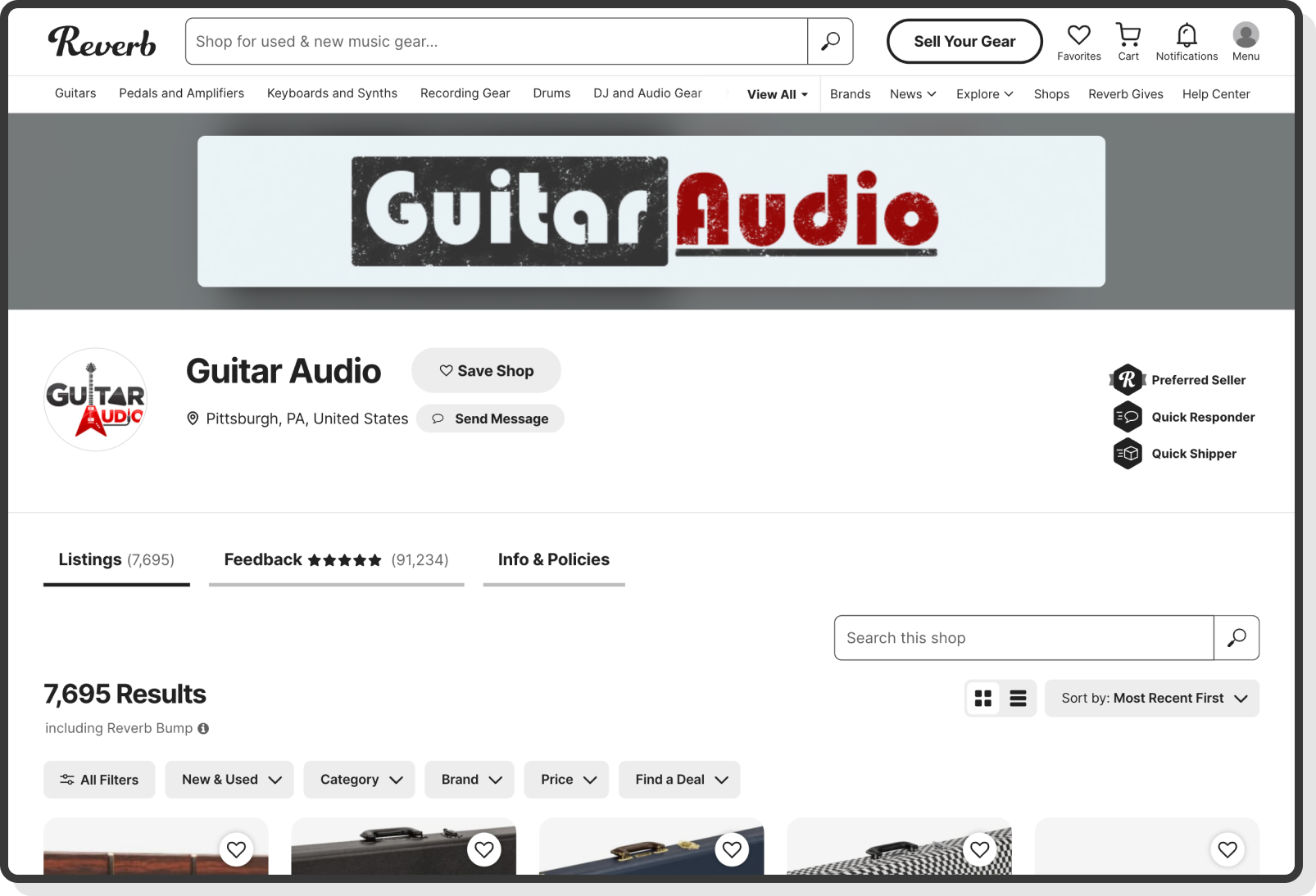 Dashboard showing featured artists, trending tracks, and search bar