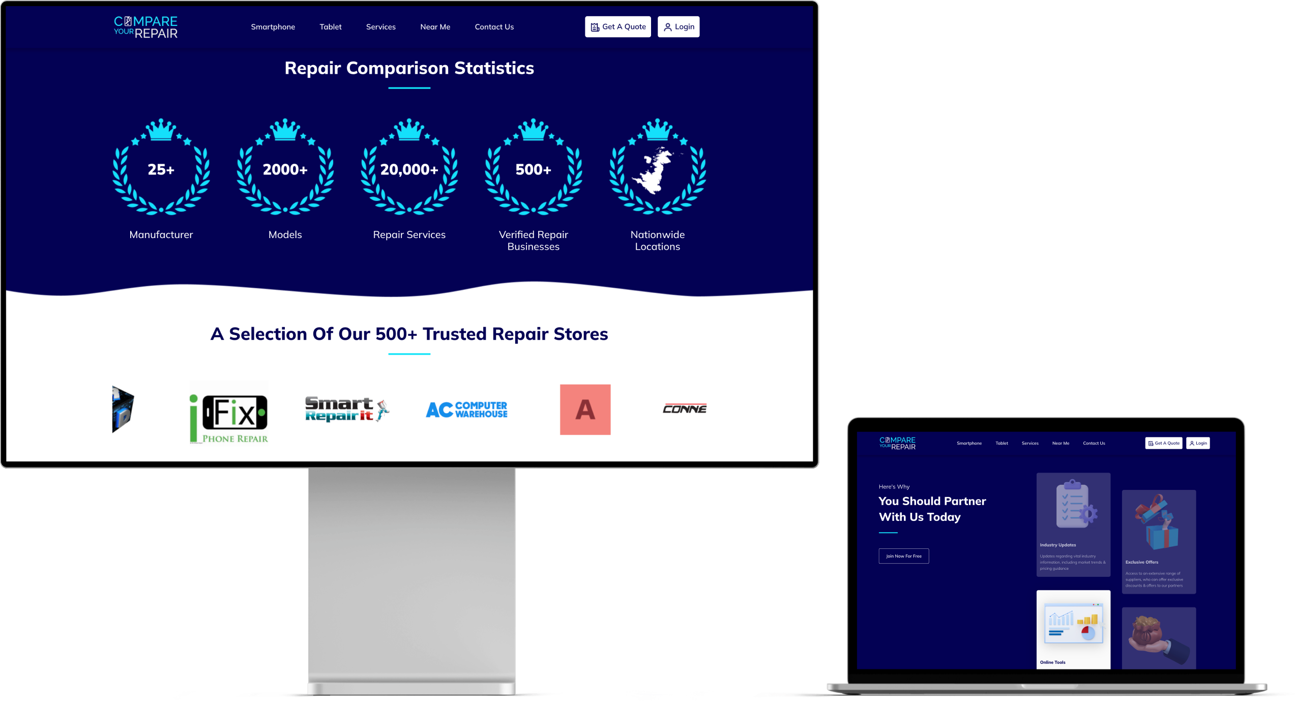 Compare Your Repair Interface – User-Friendly Car Service Quote Dashboard