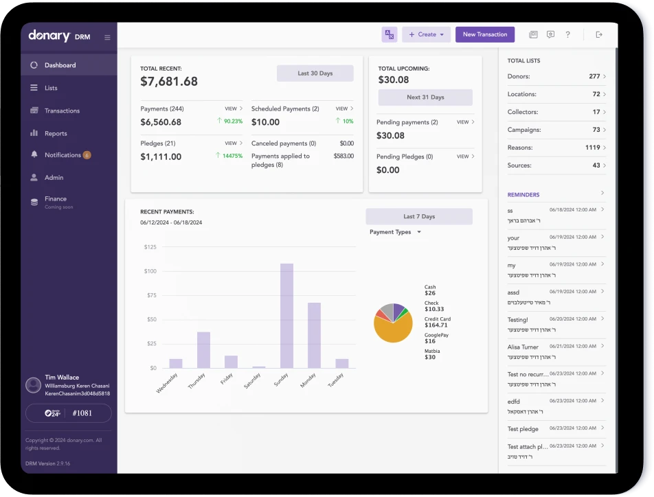 Donary Portfolio Card Thumbnail