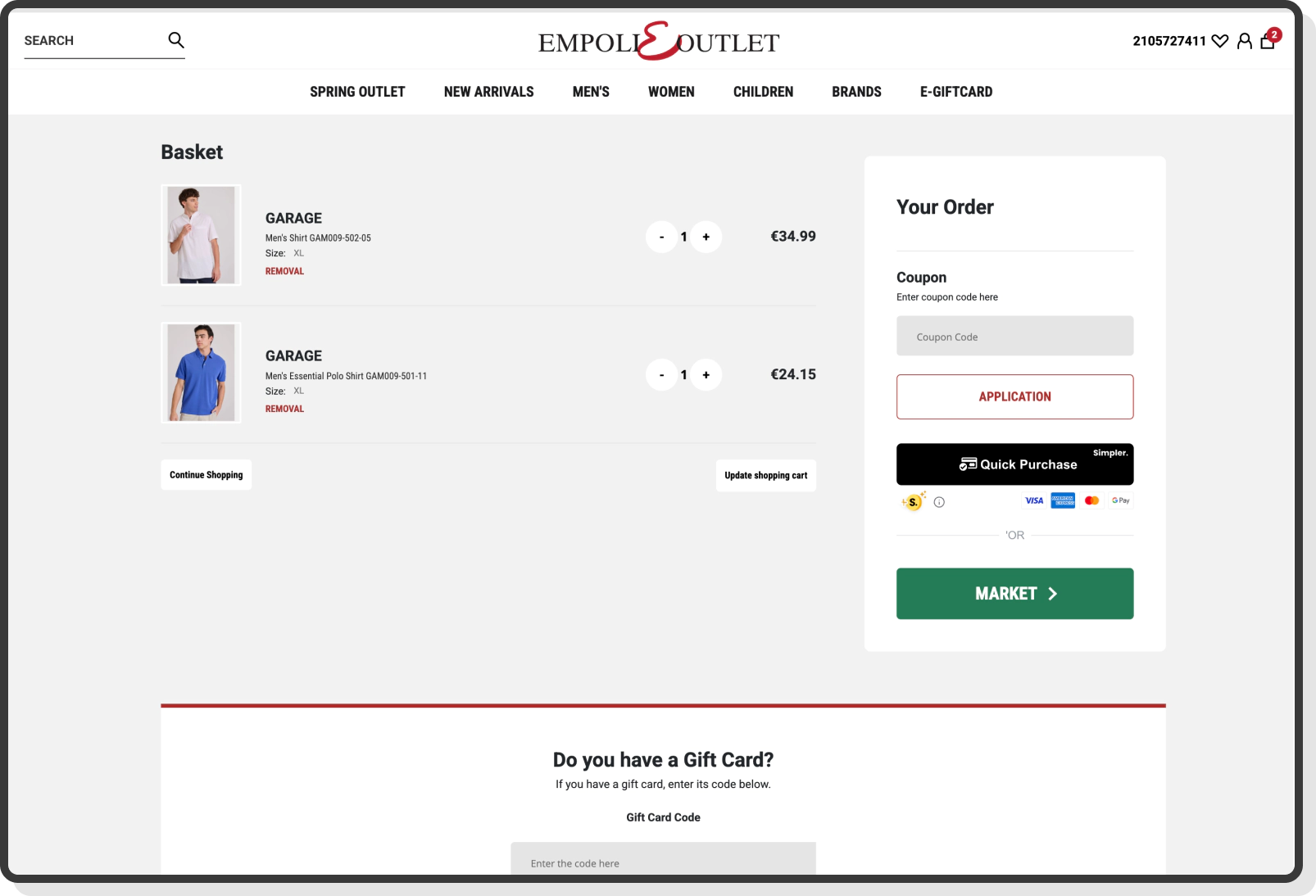 Product detail page displaying images, pricing, specifications, and add-to-cart option