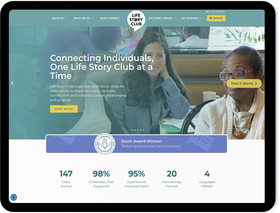 Life Story Club Groomie Portfolio Card Thumbnail