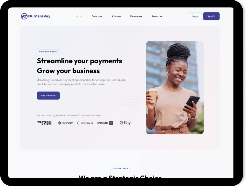 Numarapay Portfolio Card Thumbnail