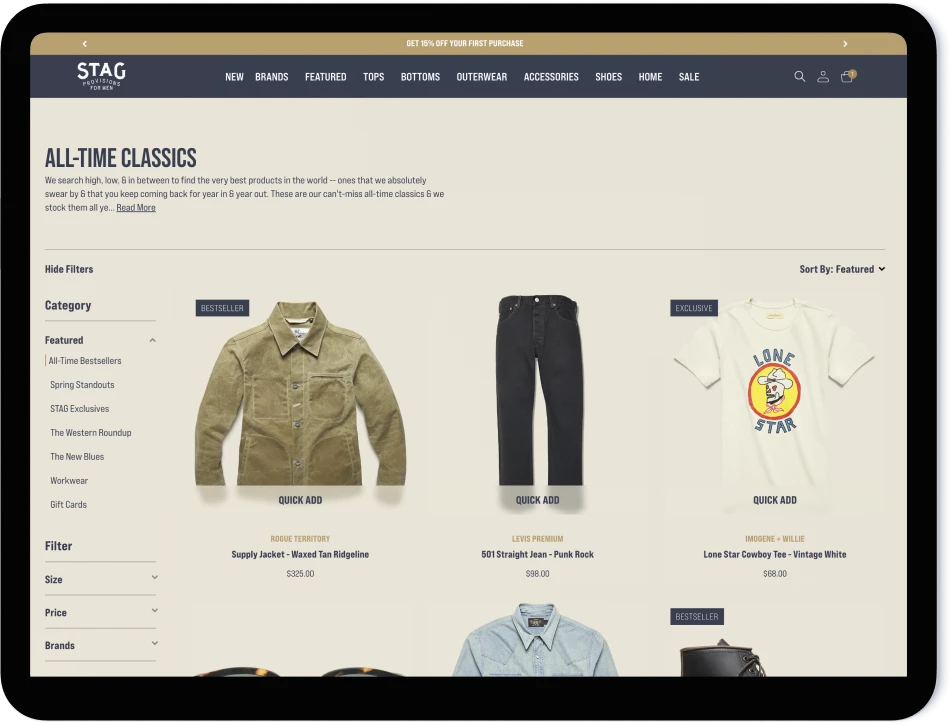 Stag Provisions Portfolio Card Thumbnail