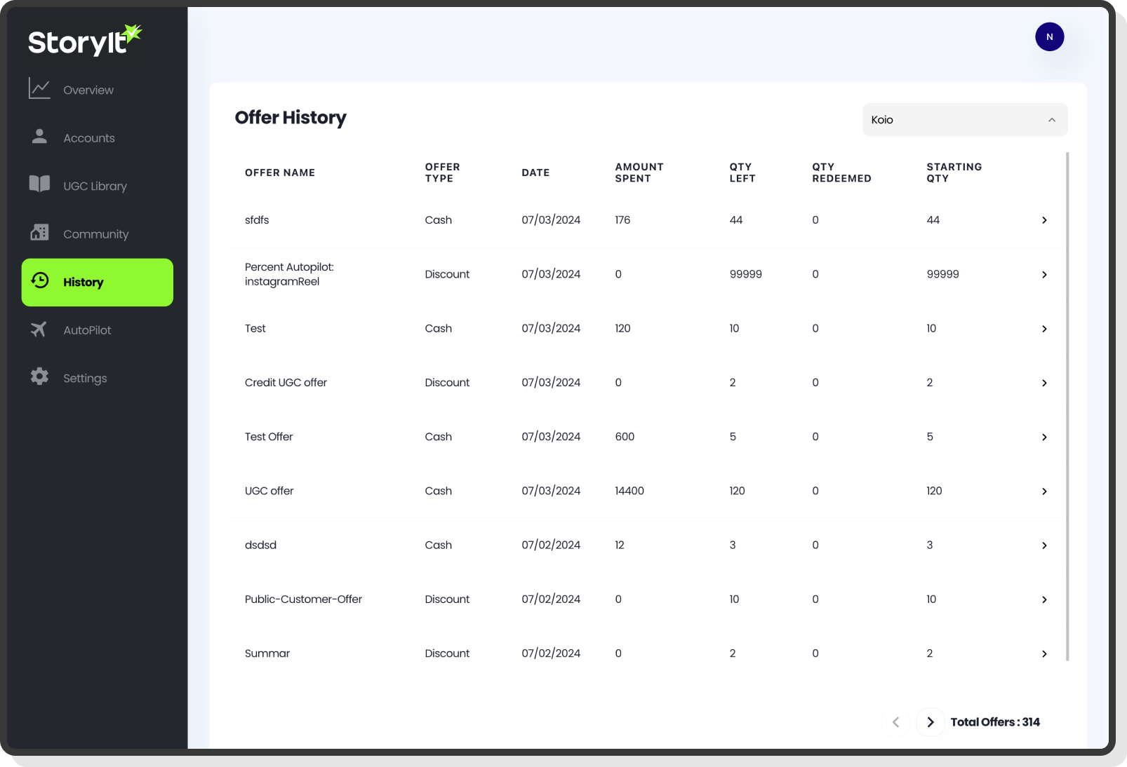 Audio control panel for adding voiceovers and background music