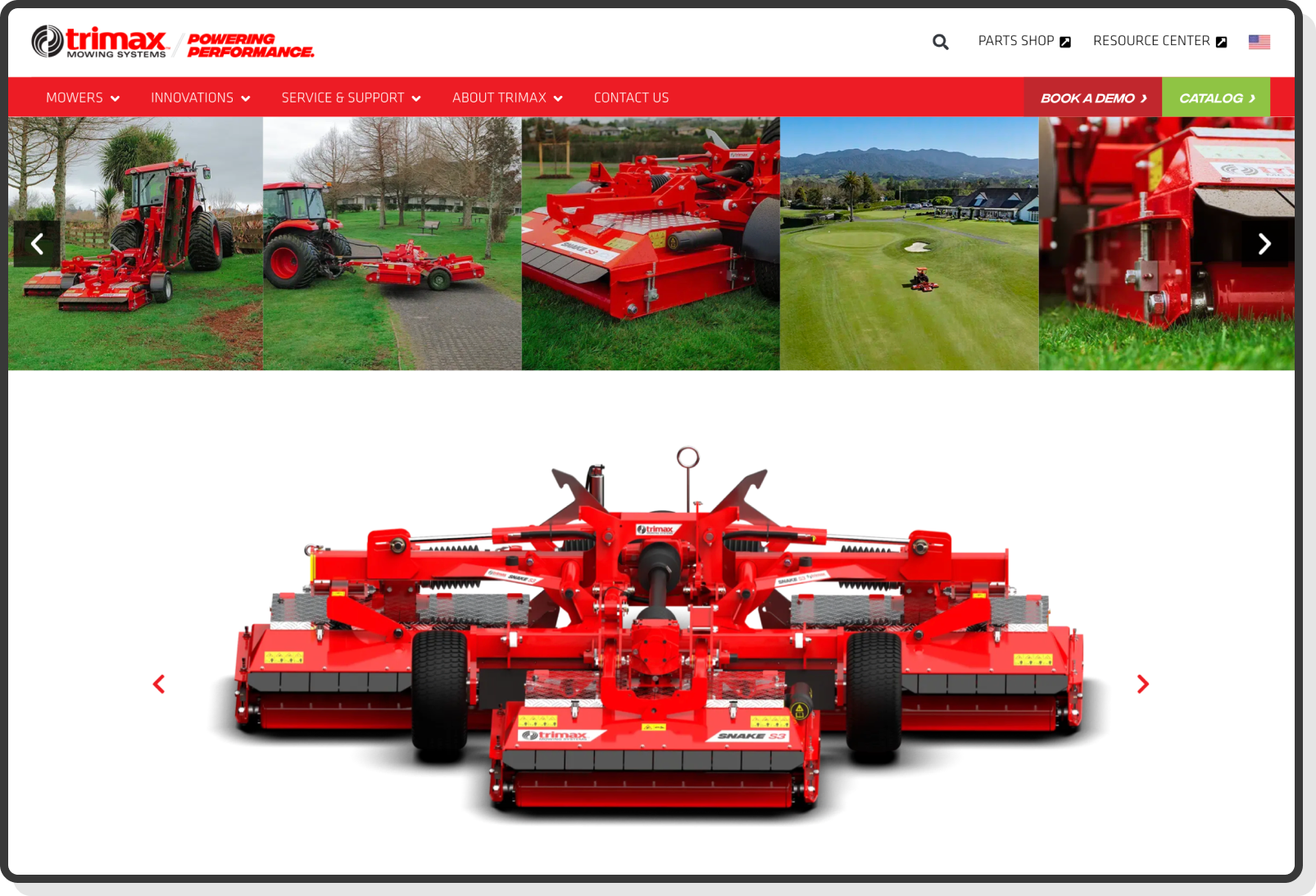 Dealer locator map with search and filtering options on desktop