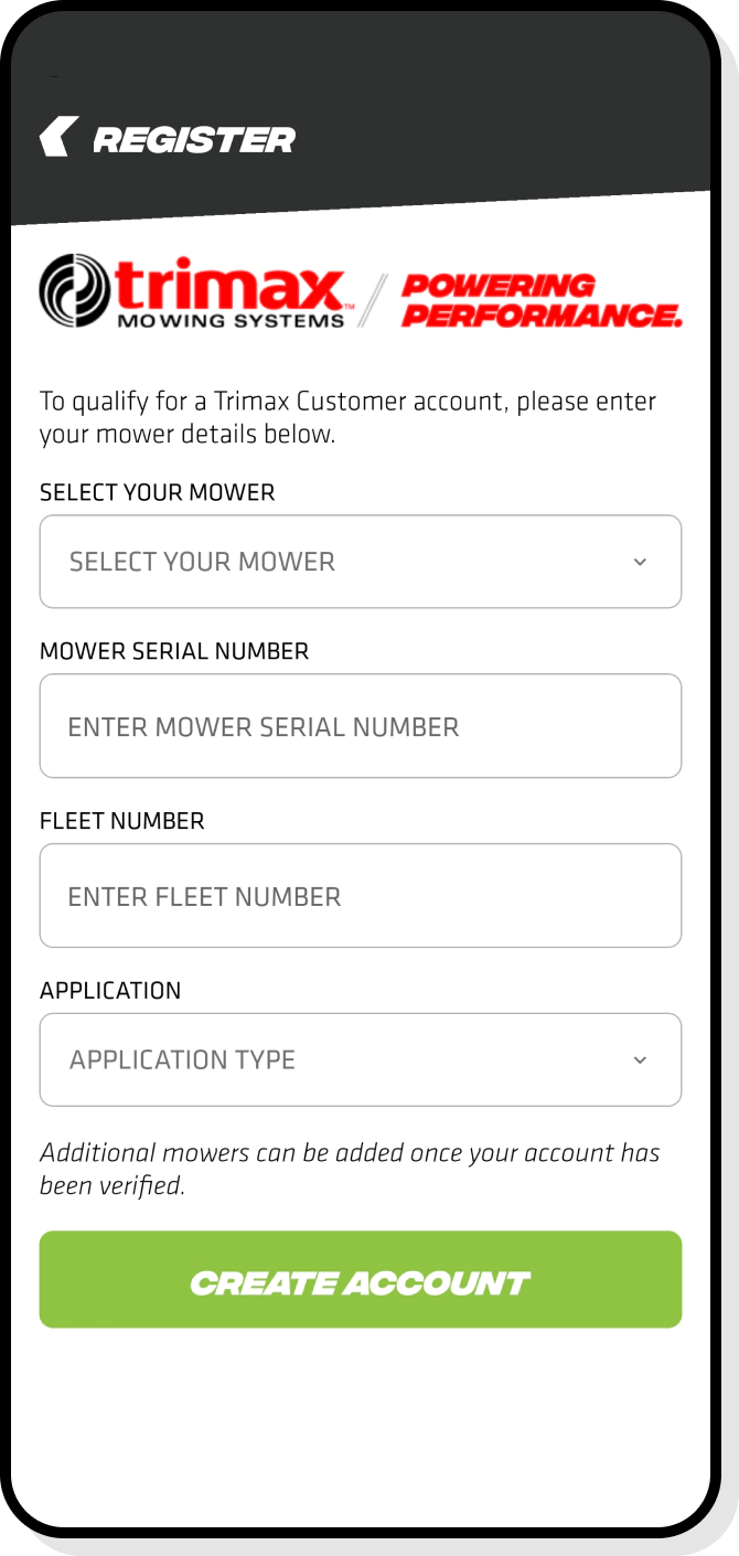 Side-by-side mower comparison interface with specs and ratings