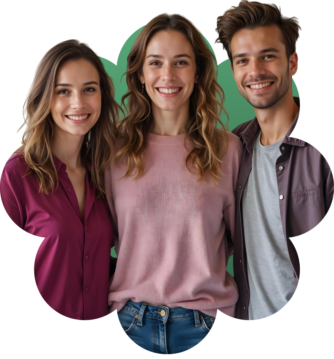 Business professionals benefiting from AI consulting services