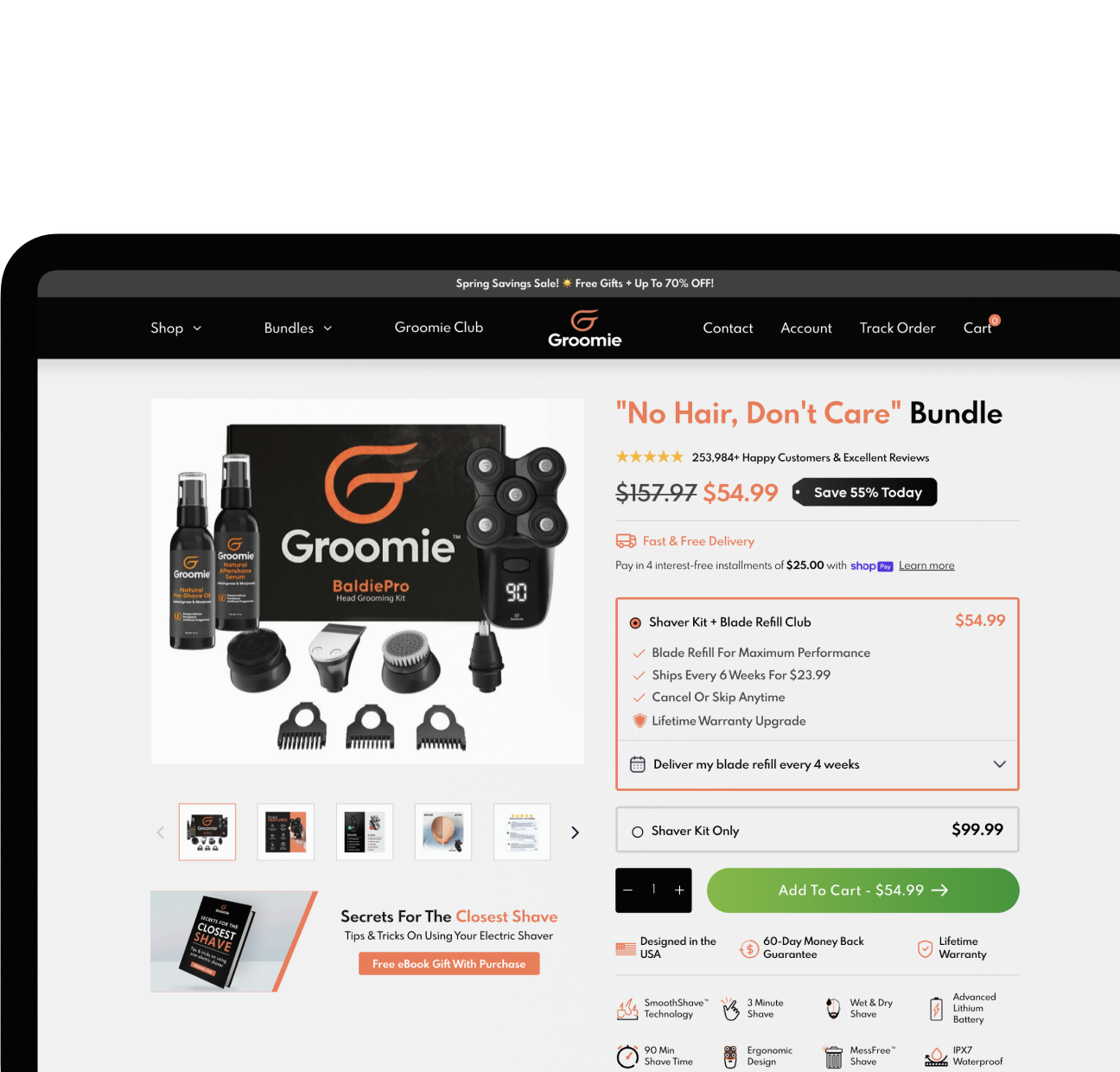 Case Study Groomie Natural Mens Grooming Products Online