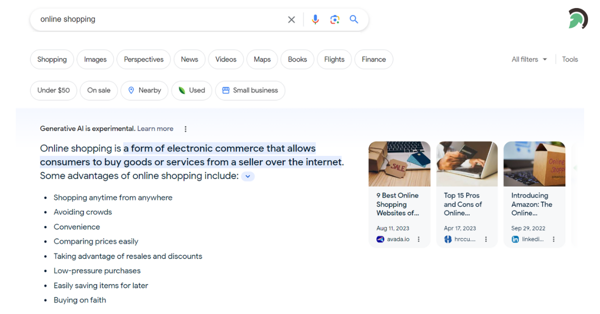 Challenge for Small Businesses Due to SGE Result