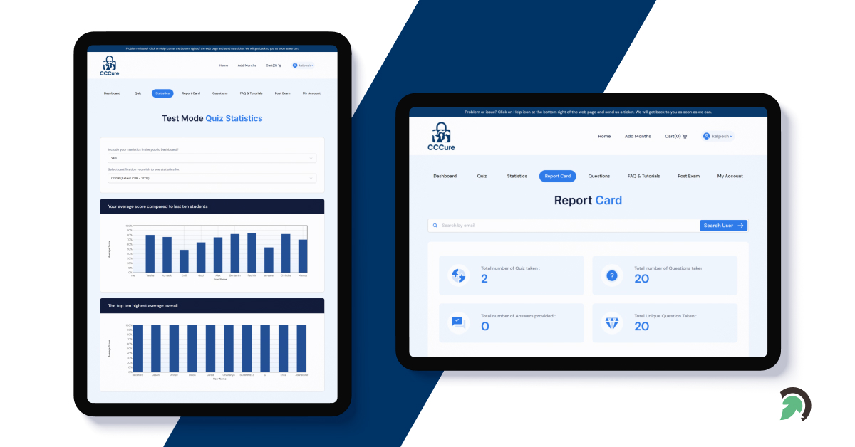 Freeform Questions feature For cccure it certification app portfolio 