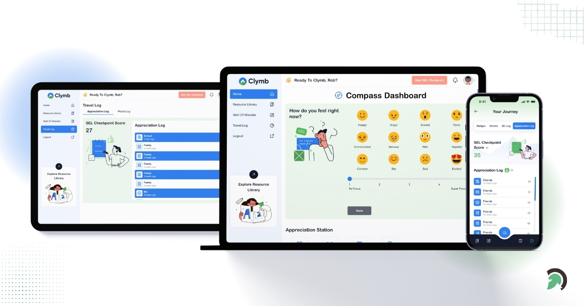 Clymb EdTech Platform Portfolio
