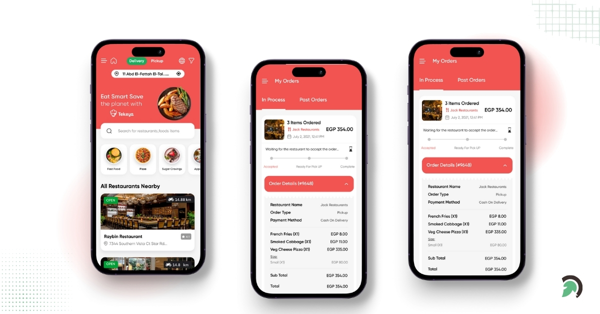 Tekeya Food Waste Management App Portfolio