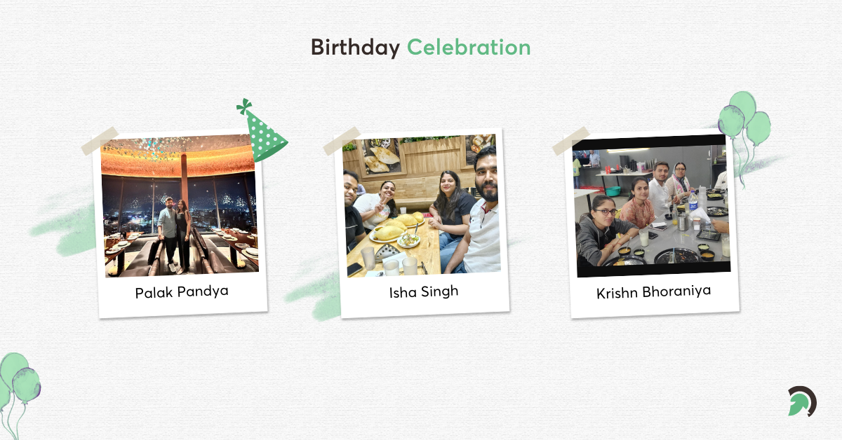 Dinner On Us Celebrating Team Birthdays in Style