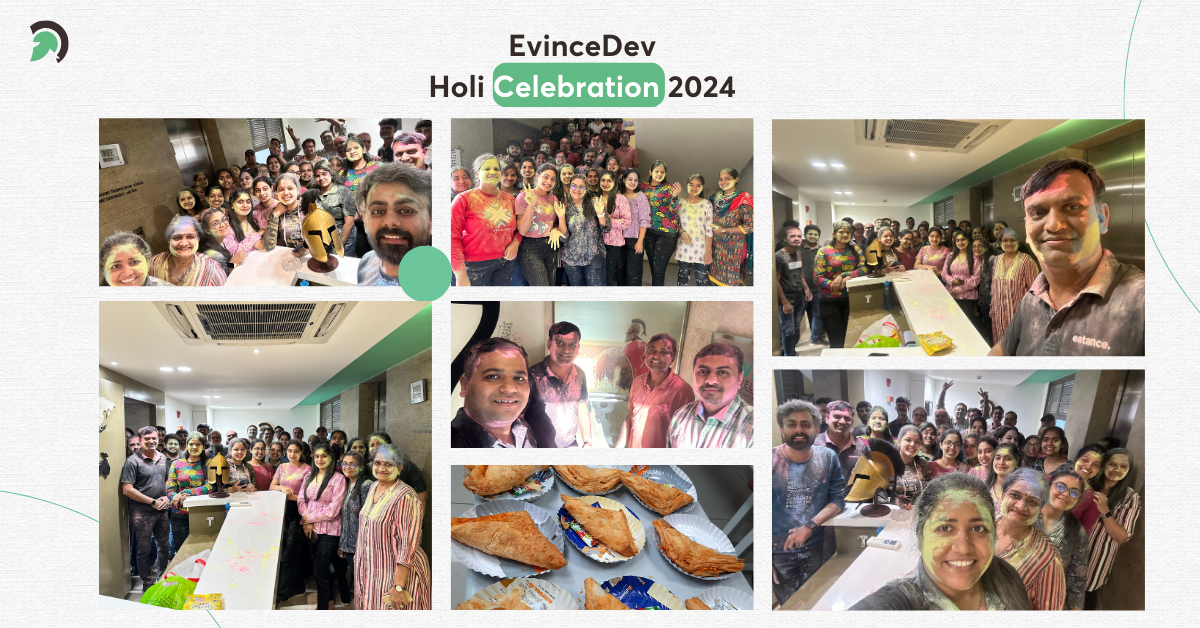 EvinceDev Holi Celebration 2024