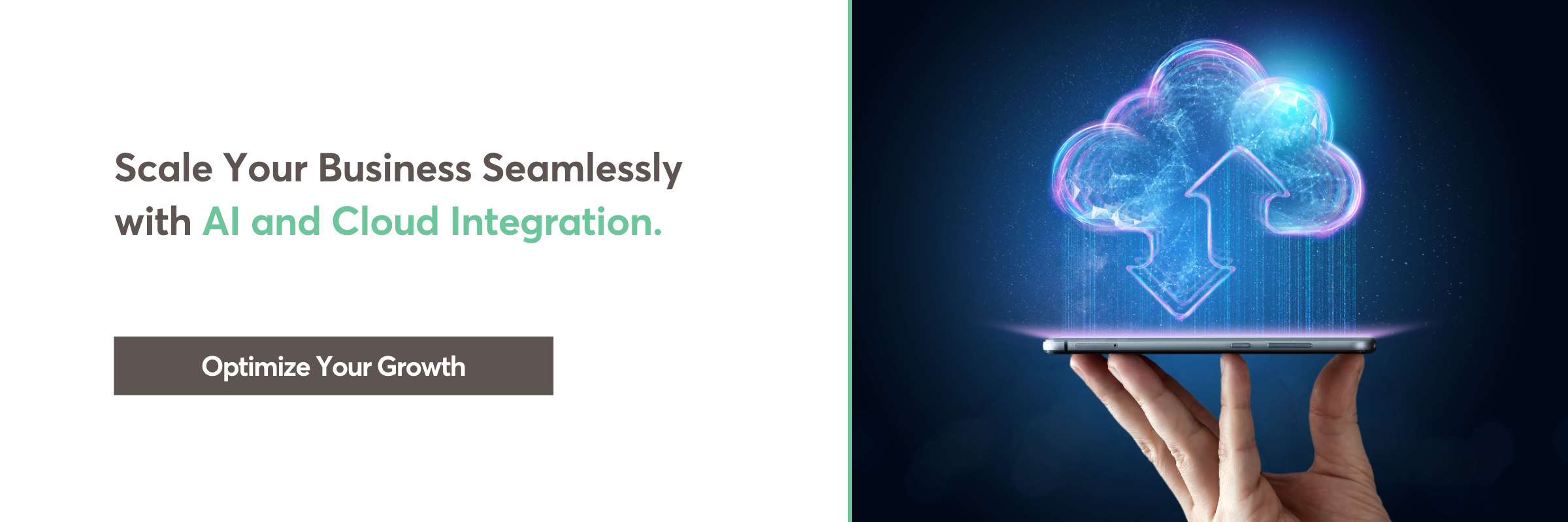 AI and cloud integration for seamless business scalability