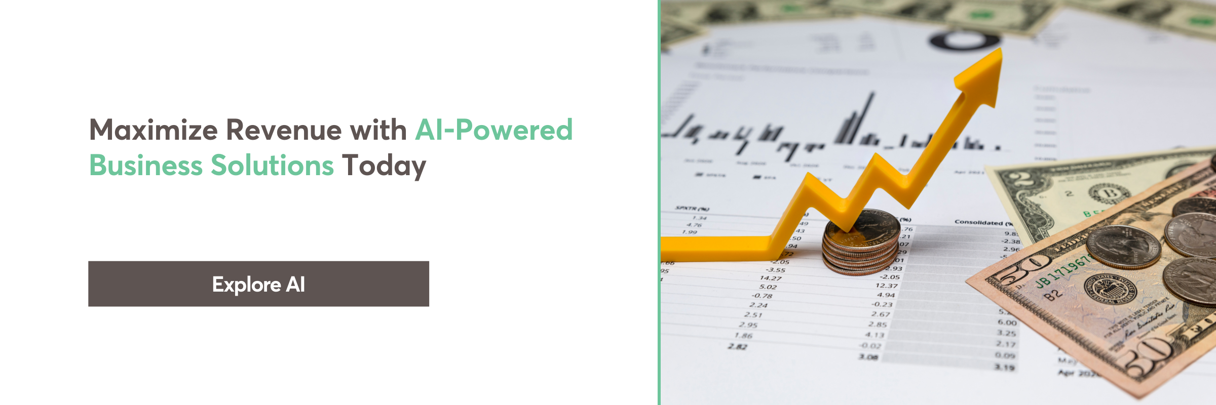 AI-powered business solutions boosting revenue with financial insights